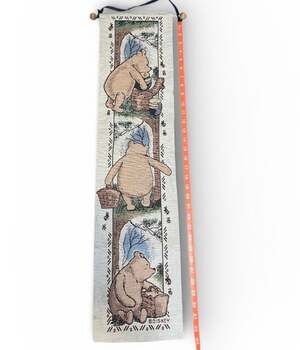Vintage Disney Winnie the Pooh Honey Pot Hanging Tapestry Banner